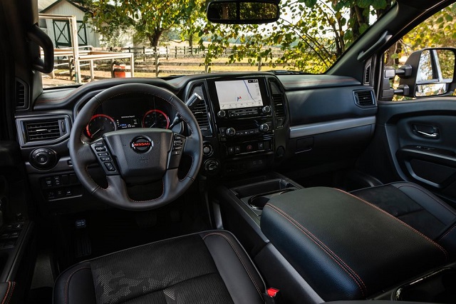 2023 Nissan Titan XD Pro-4x interior