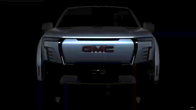 2023 GMC Sierra EV grille