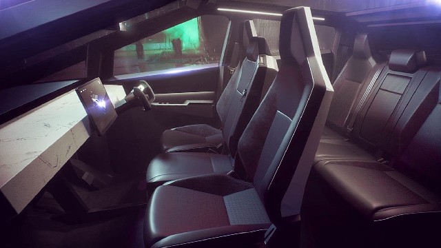 2024 Tesla Cybertruck interior